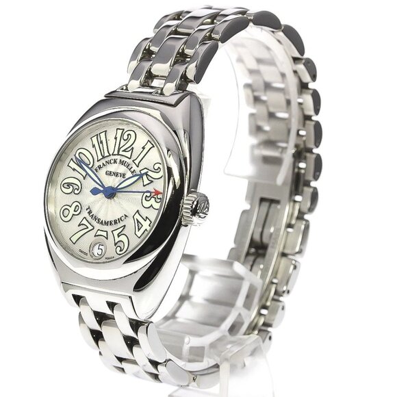 FRANCK MULLER Trans America 2000L Date Silver Dial Auto quartz Ladies_777790 - Picture 1 of 6